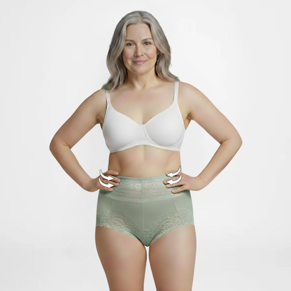 SlipEase™ | Hoge taille sexy kant ondergoed | 5+5 GRATIS