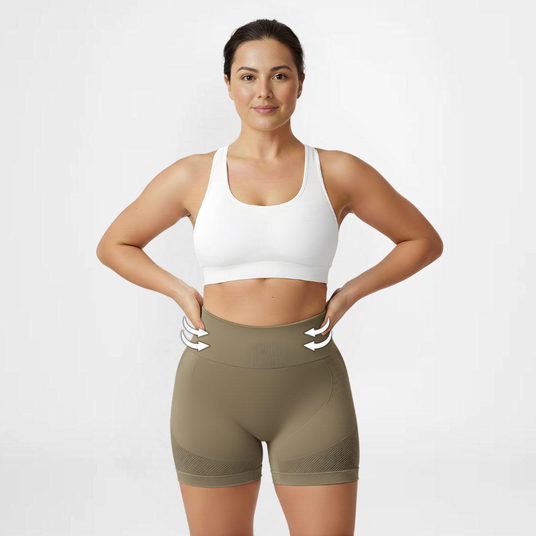 SportPro™ | Stijlvolle hoge taille shorts | 1+1 GRATIS