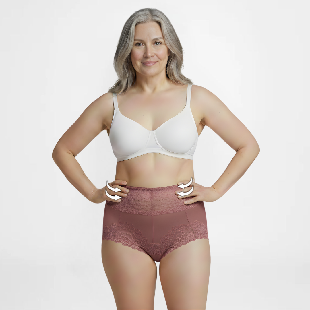 SlipEase™ | Hoge taille sexy kant ondergoed | 5+5 GRATIS