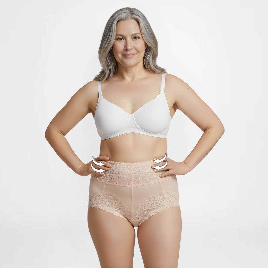 SlipEase™ | Hoge taille sexy kant ondergoed | 5+5 GRATIS