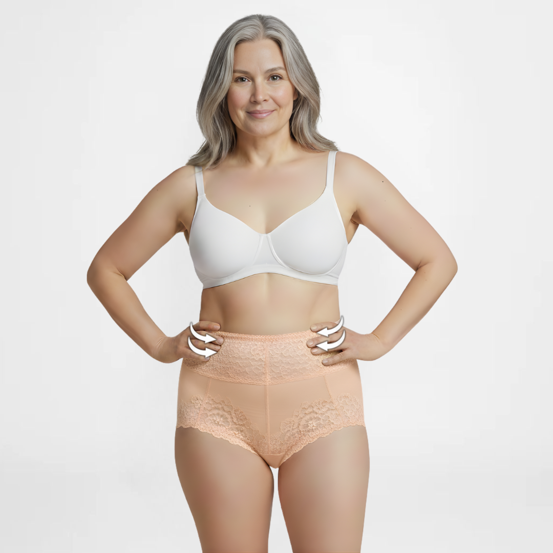 SlipEase™ | Hoge taille sexy kant ondergoed | 5+5 GRATIS