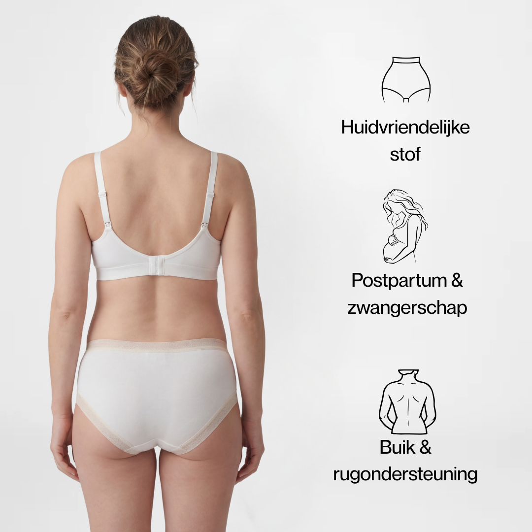 MamaFlex™ | Zacht V-vormig zwangerschapsondergoed | 2+3 GRATIS
