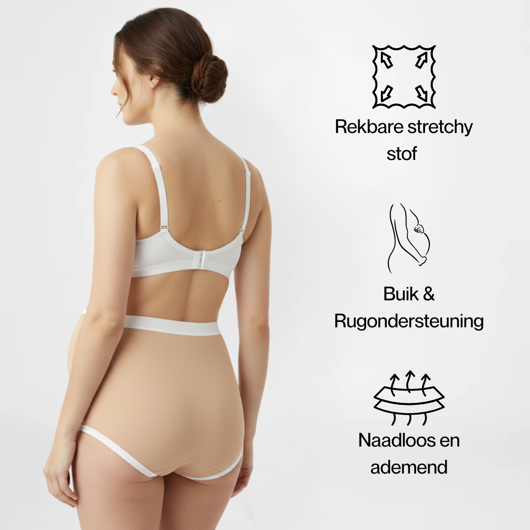 MomEase™ | Zwangerschapsonderbroek | 2+3 GRATIS