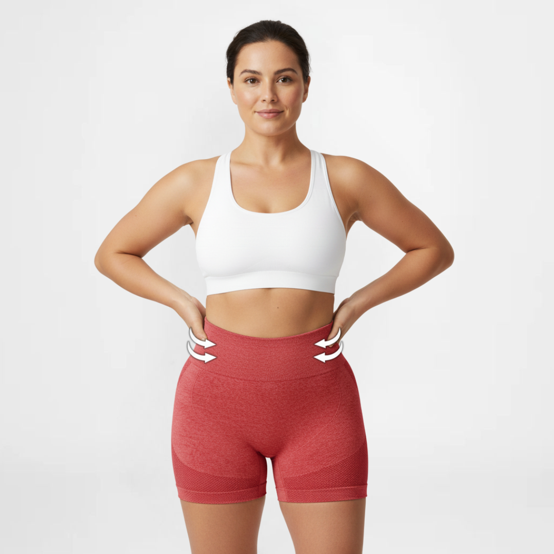 SportPro™ | Stijlvolle hoge taille shorts | 1+1 GRATIS