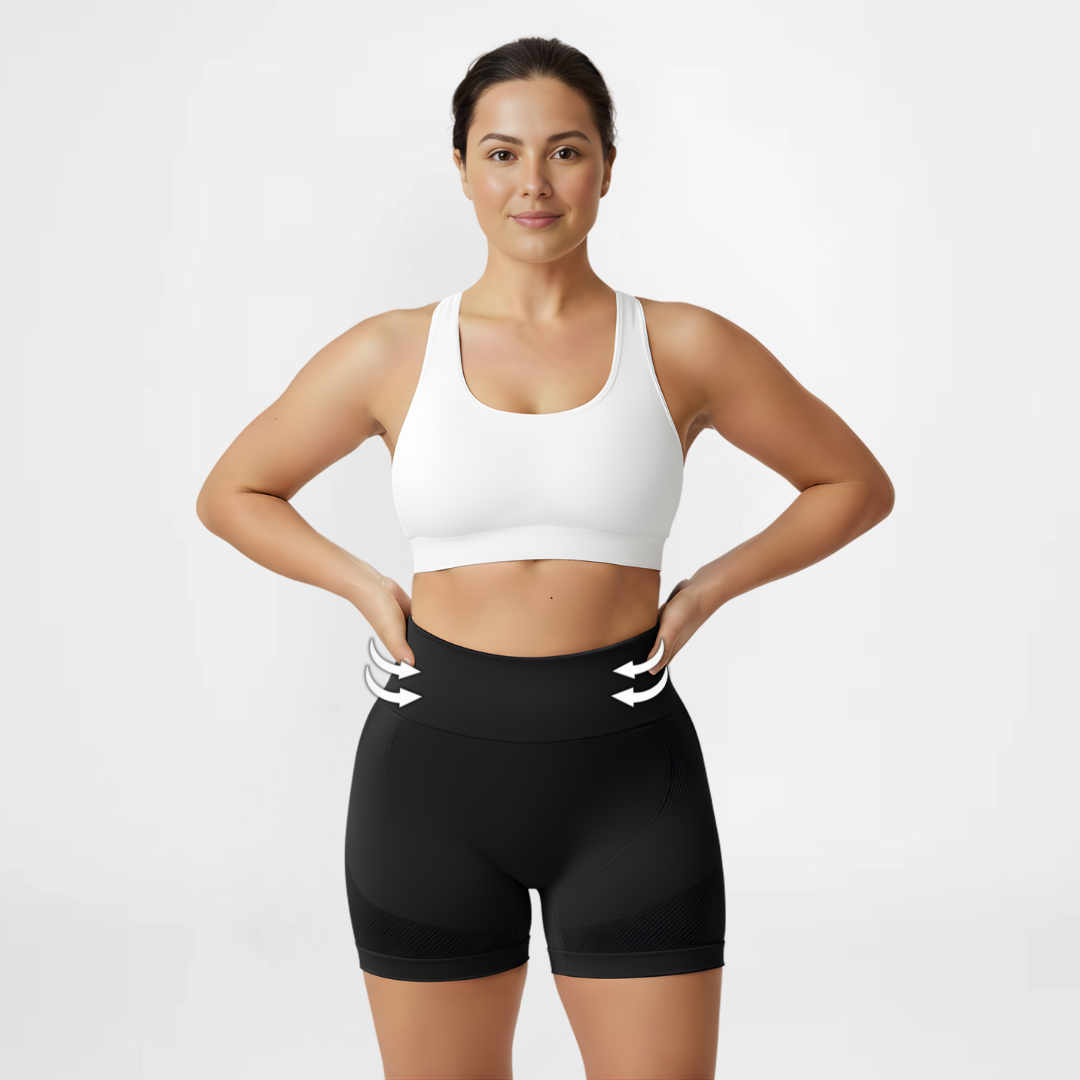 SportPro™ | Stijlvolle hoge taille shorts | 1+1 GRATIS