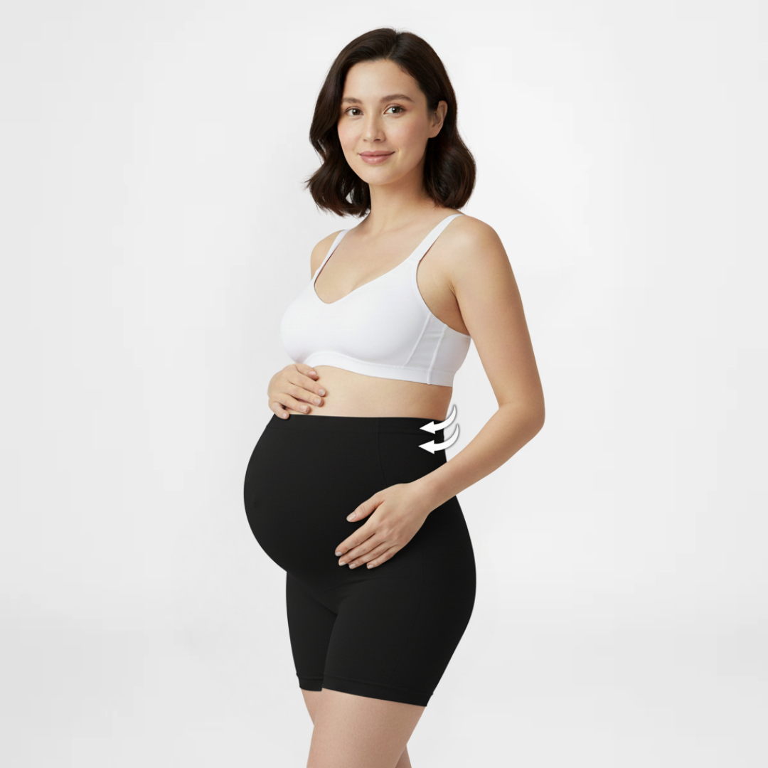 MommyFit™ | Naadloze Zwangerschapsshorts | 1+1 GRATIS